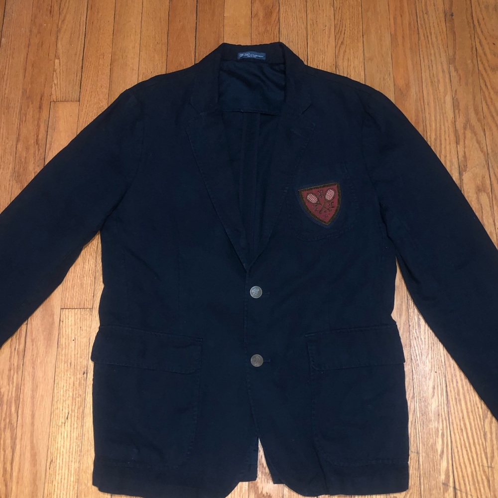 Ralph Lauren Polo Blue Blazer Vintage 46R